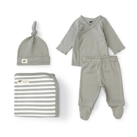 4-Piece Layette - Grey - Picture 1 of 1